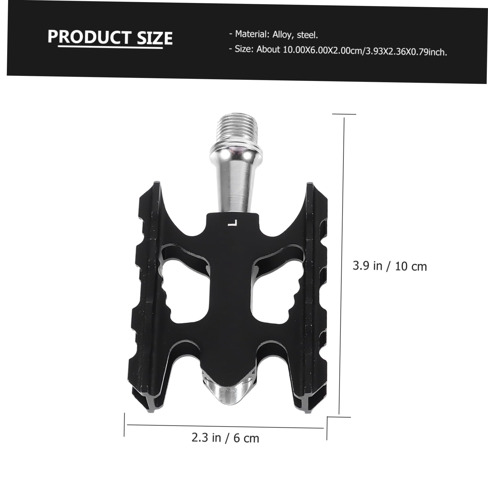 VANZACK Pedales de Bicicleta Planos Antideslizantes para Ciclismo Accesorios de Aleación Ligeros para Montaña y Carretera Repuestos para Pedales