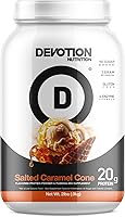 Vista 16 de Devotion Nutrition Polvo de Proteína Mezcla Sin Gluten, Apto para Dieta Cetogénica, Sin Azúcares Añadidos 1g MCT 20g Proteína de Suero