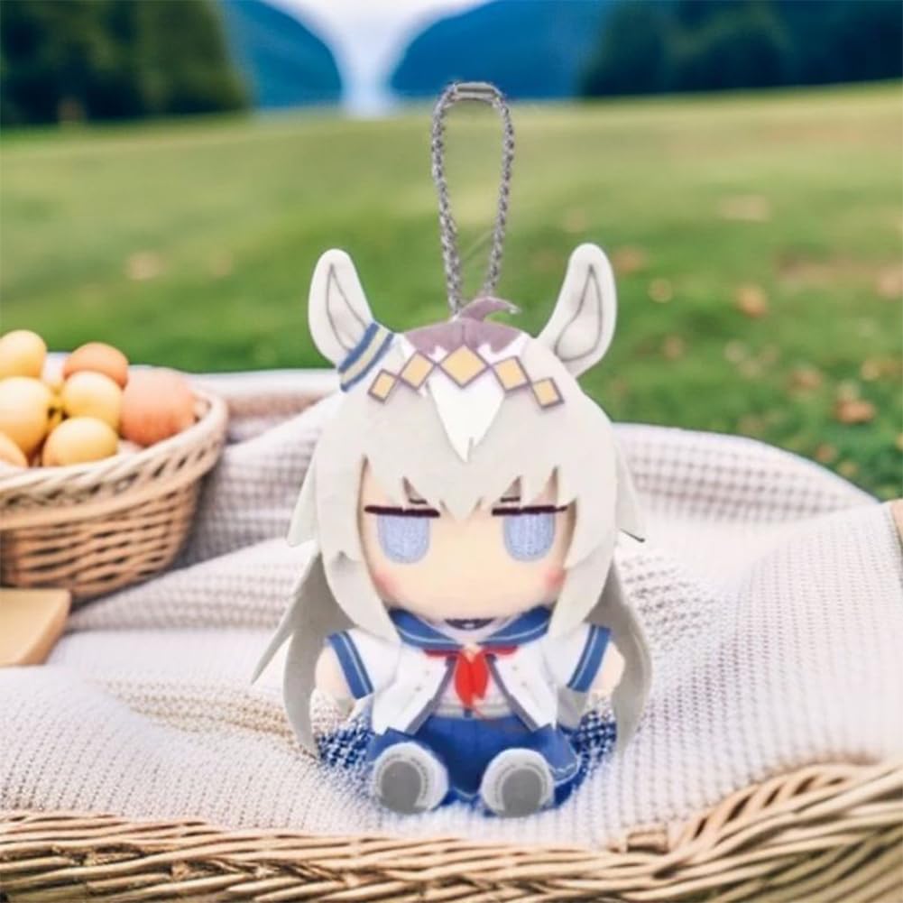Oguri Cap Peluche Figura Portachiavi Ciondolo Anime Oguri Cap Morbido Peluche Figura Portachiavi Carino Cartoon Bag Ciondolo Auto Divano Decorazione Regali 12 CM