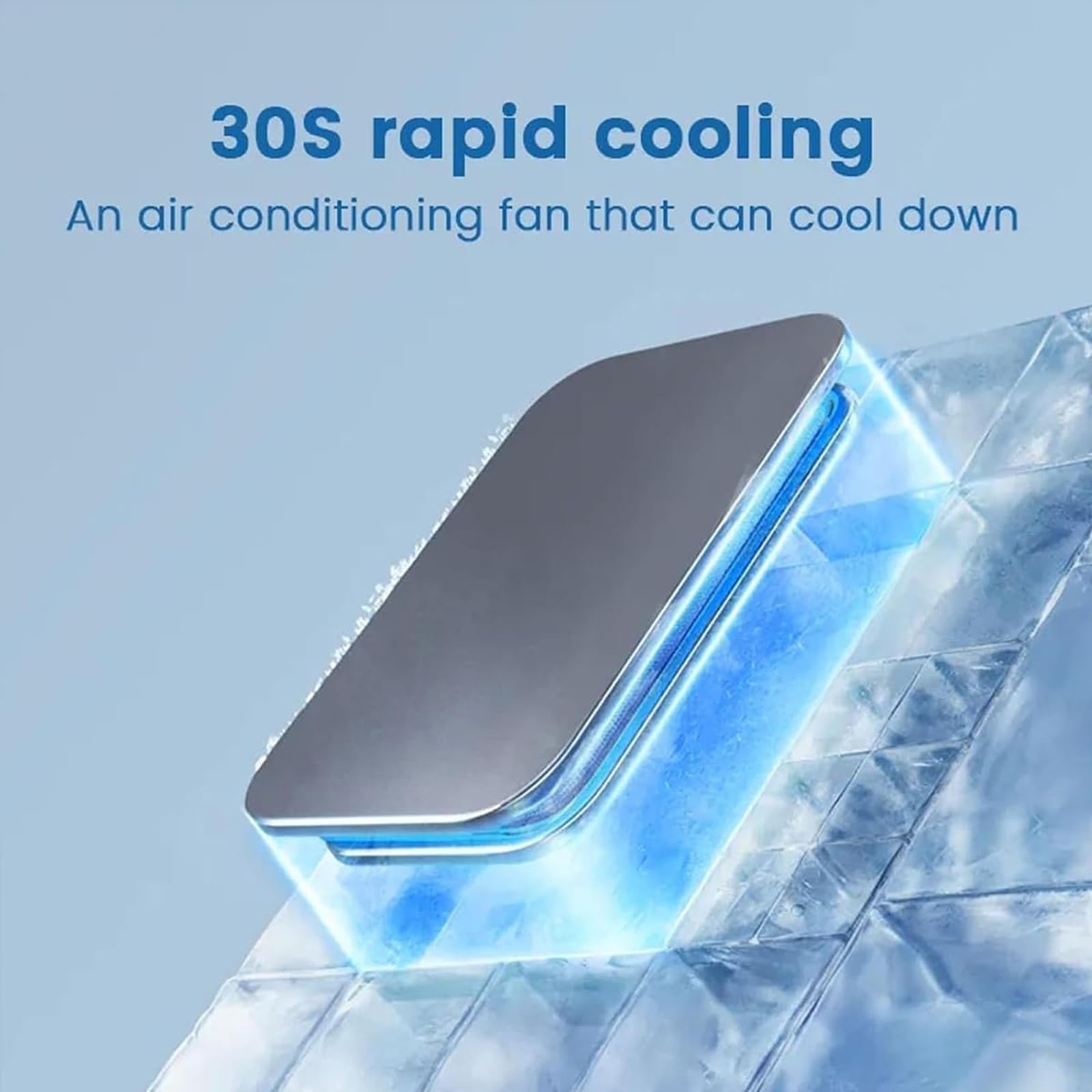 Climatizzatore portatile da parete 2025, senza trapano, ventola di raffreddamento con 3 m e telecomando per cucina e camera da letto (bianco) - Controllo efficiente del clima