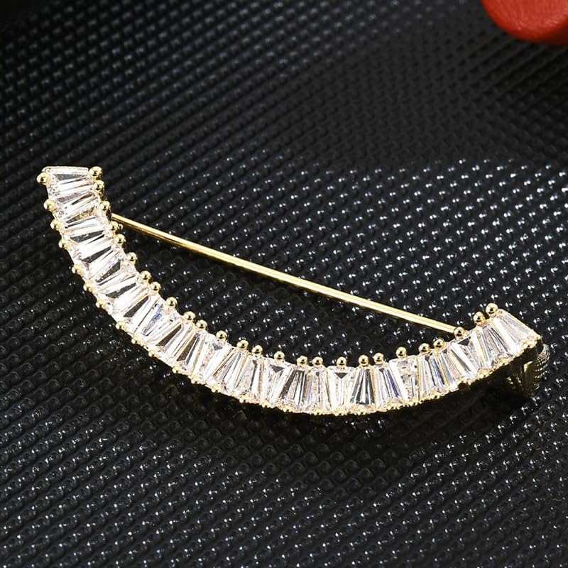 Miniatura 5 de Broche elegante para mujer, diseño vintage, dorado, floral, para mujer, disfraz de dama