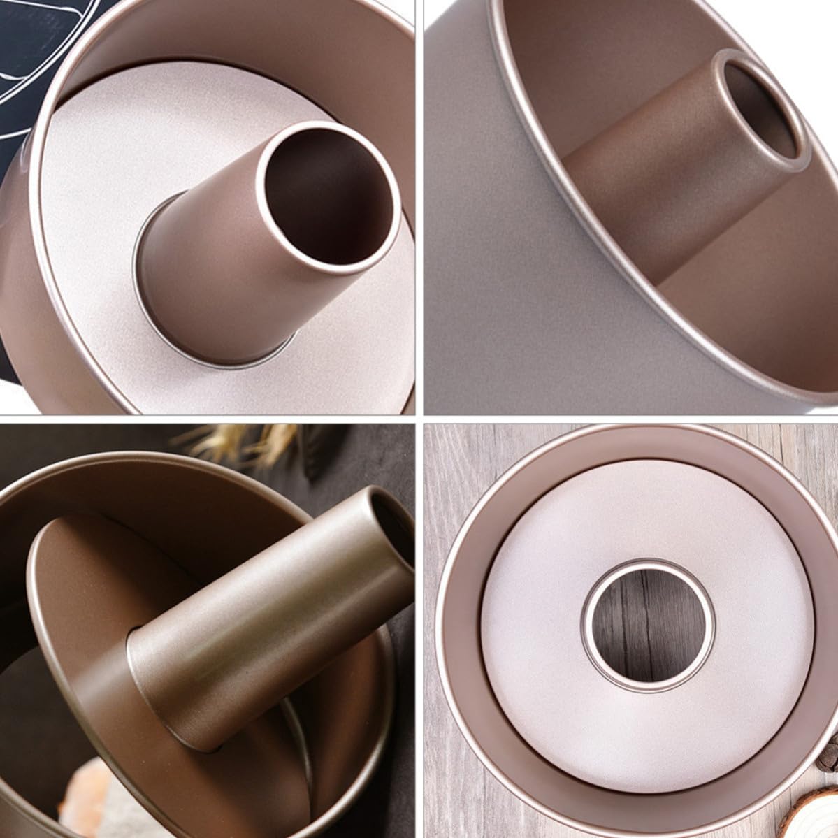 Stampo per Torta Design Attivo per Cottura Fondo Apribile Antiaderente in Acciaio al Carbonio per Forno e Pasticceria Professionale