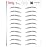 Brows by Bossy Studio & Co Temporary Eyebrow Tattoos Waterproof Eyebrow Stickers, False Tattoos Hair Like Peel Off Instant Transfer Brow upward gray