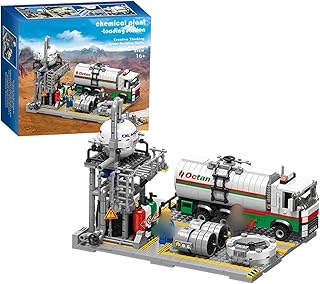 Impianti chimici, mattoncini da costruzione, model