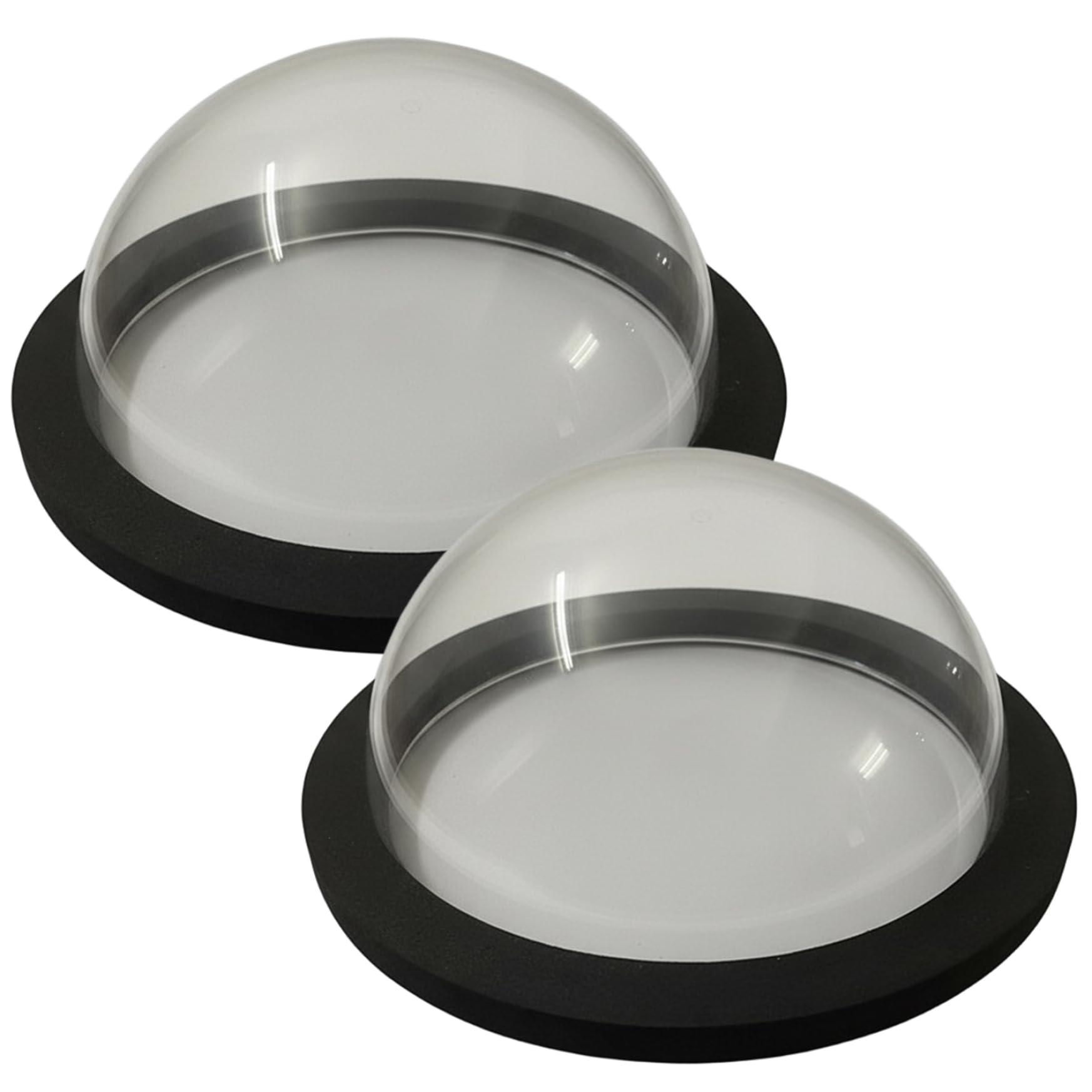 Anneaux d'alimentation pour aquarium transparents de 15 cm | Lot de 2