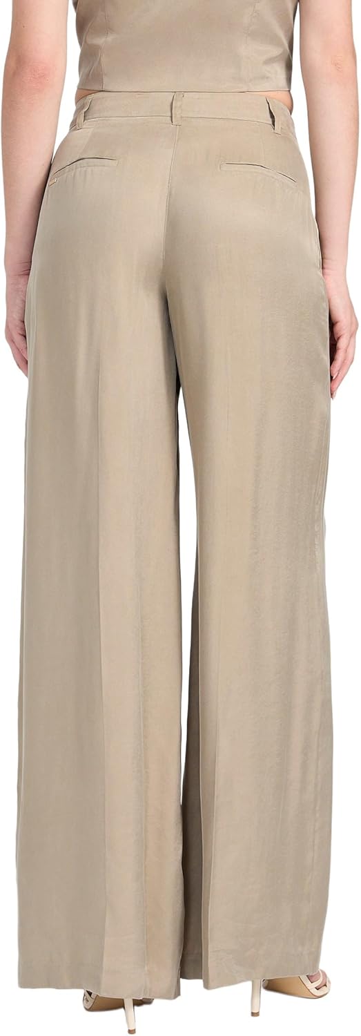 Guess Womens Eco Celestine Fluid Pleats Pant - Image 4