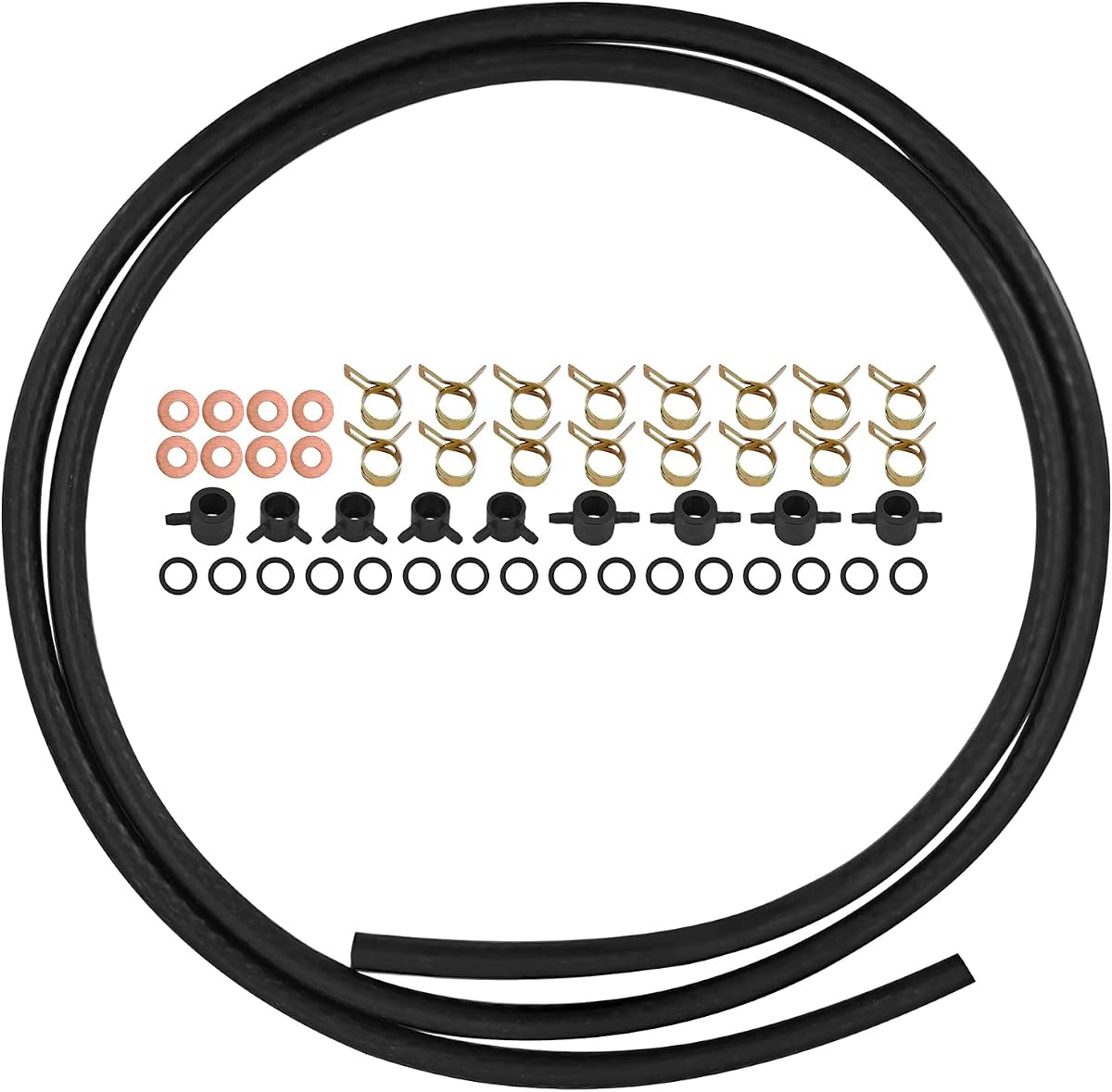 Fuel Injector Return Line Kit fits for Ford F250, F350 6.9L 7.3L | fits for Ford F250, F350 1983-1988 6.9L 7.3L Replace 7135-264,Non Compatible with Powerstroke Diesel
