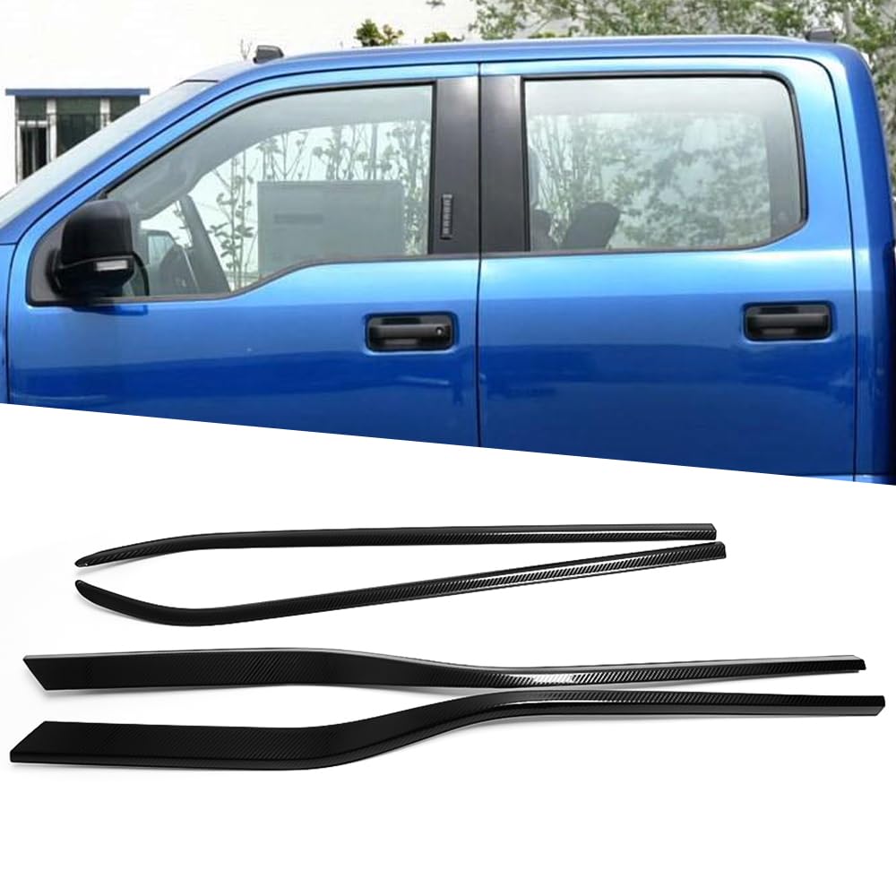 Lower Window Frame Window Frame Strip Hoolcar Chrome For Ford F150 2015-2020 - Lower ...