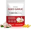 Odorless Aged Garlic Extract 7500mg | 300 Softgels, High Strength Odourless Concentrated Extract, Gentle Daily Support | Non-GMO, Gluten-Free