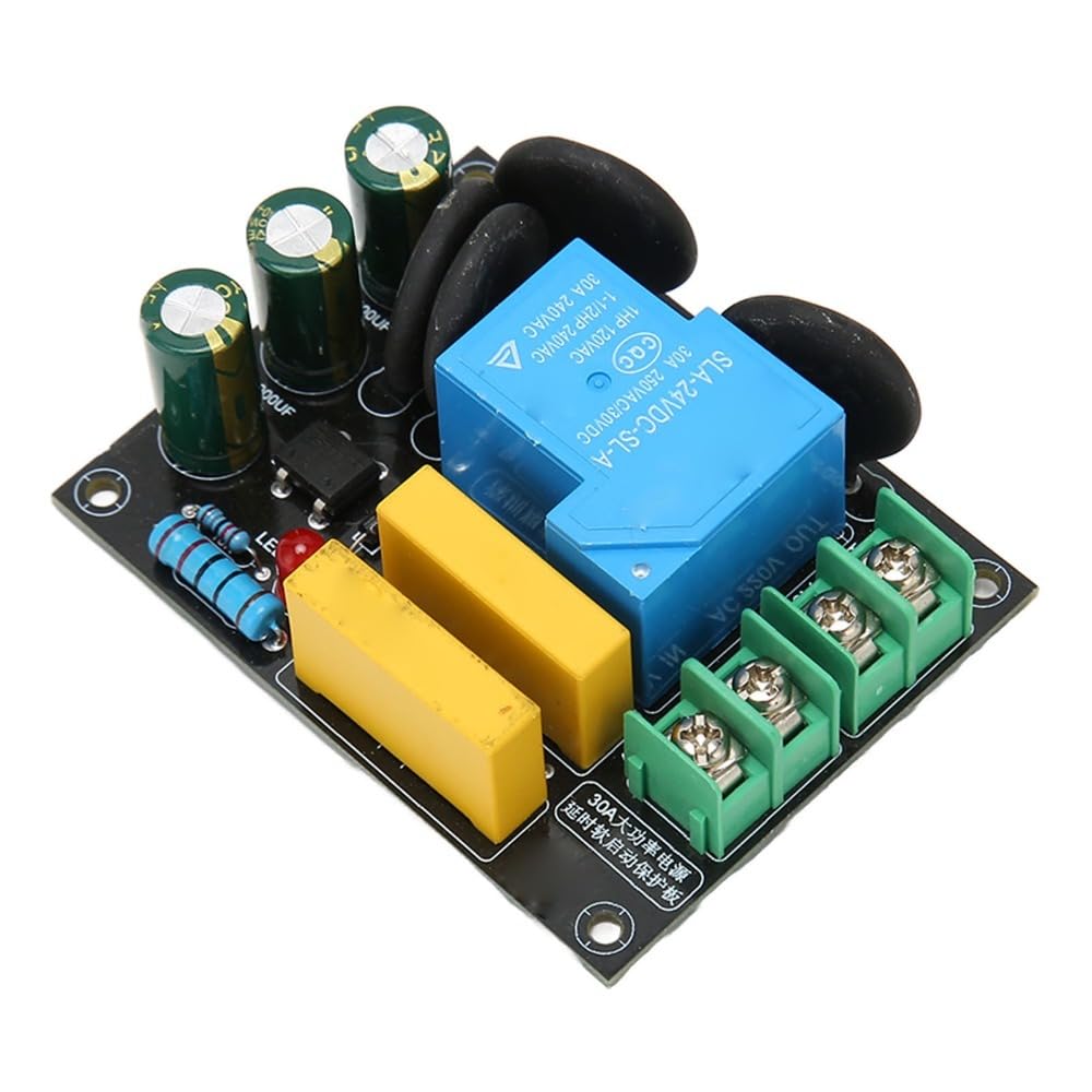 MOPFOL Soft Start Protection Module 30A 6600W – AC 100V-250V PCB Amplifier Power Board for Class A Amplifier Module