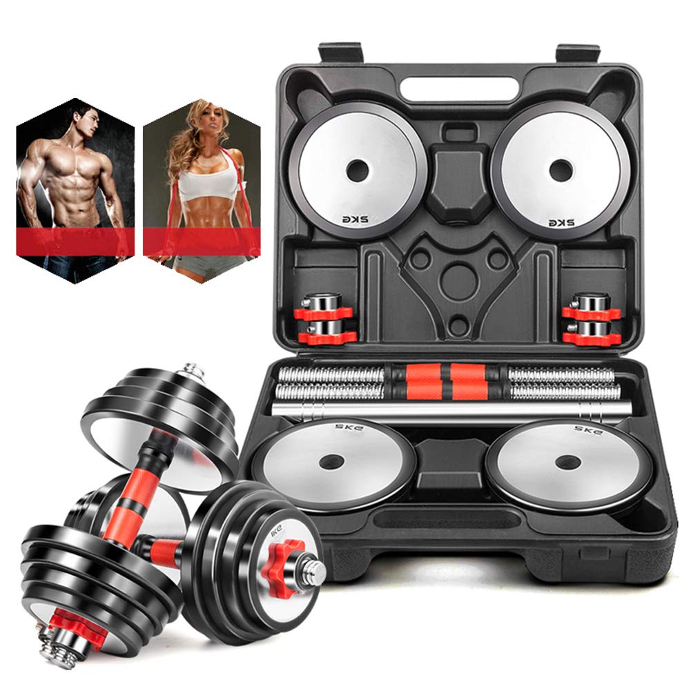 Buy TANCEQI Weights Dumbbells & Barbell 20KG / 44LB Set, for Men Women