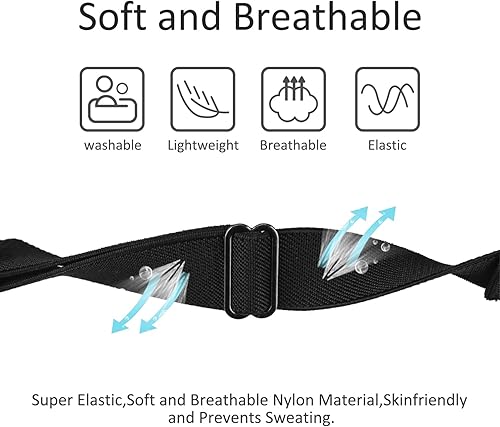 Miniatura 2 de Farluya Willful YAMAY SW021 ID205LSW025 ID205 ID205 ID205S - Paquete de 3 correas elásticas de nailon de 0.79 pulgadas para reloj inteligente ID205L