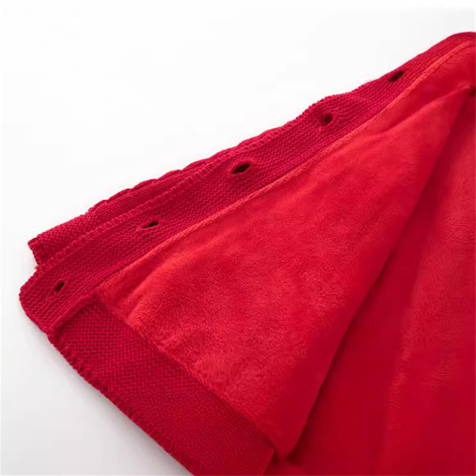 Generico Maglioni Invernali Bambina,Mantella per Ragazze con Cappuccio in Maglia Poncho Maglioni Bambini Scialle Maglione Bambino Festa Pullover