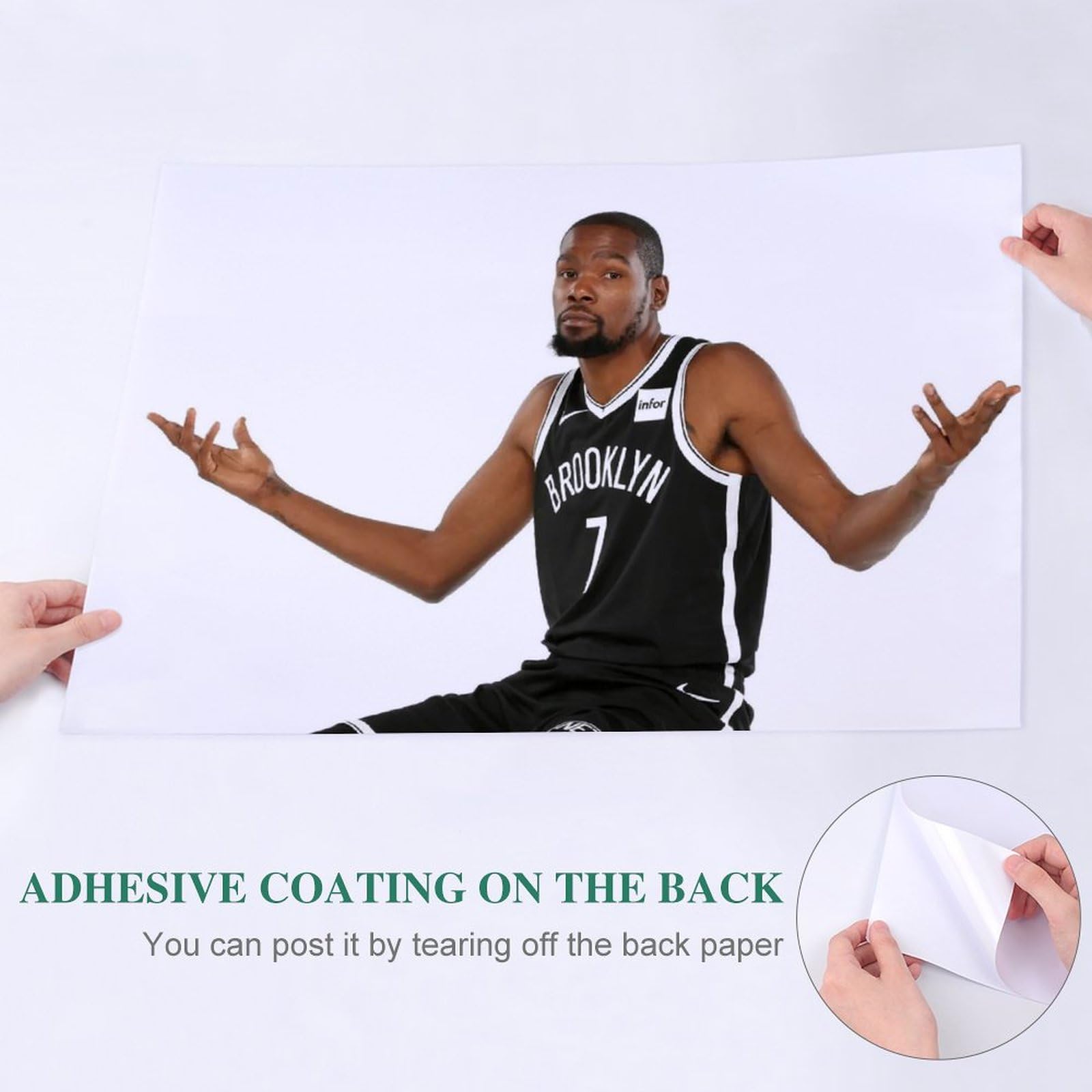 Amazon.co.jp: NBA ケビン・デュラント (23) リビング装飾画コビー