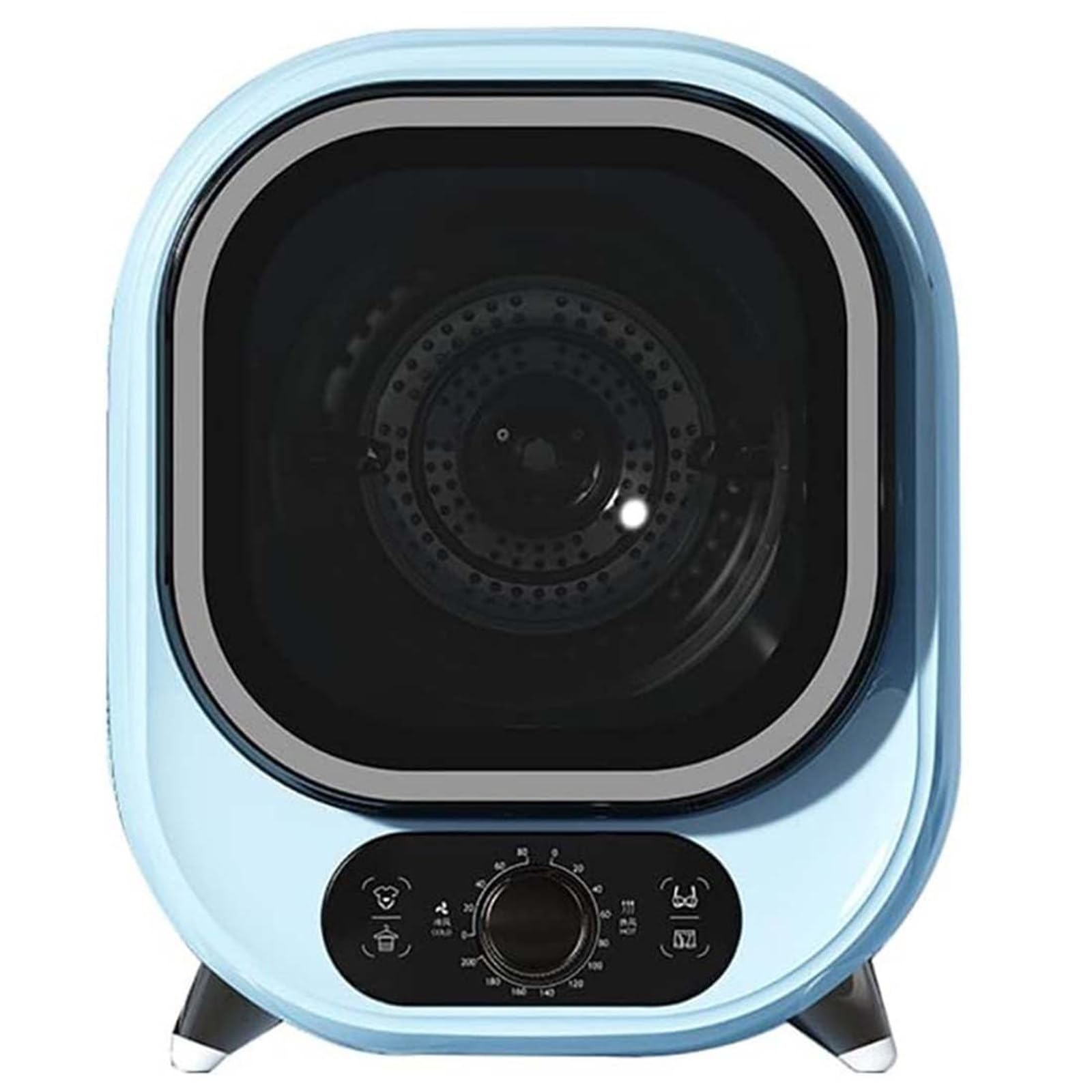 Sécheuse à condensation électrique portable 0.8 kg mini sèche-linge ventilé bleu maison