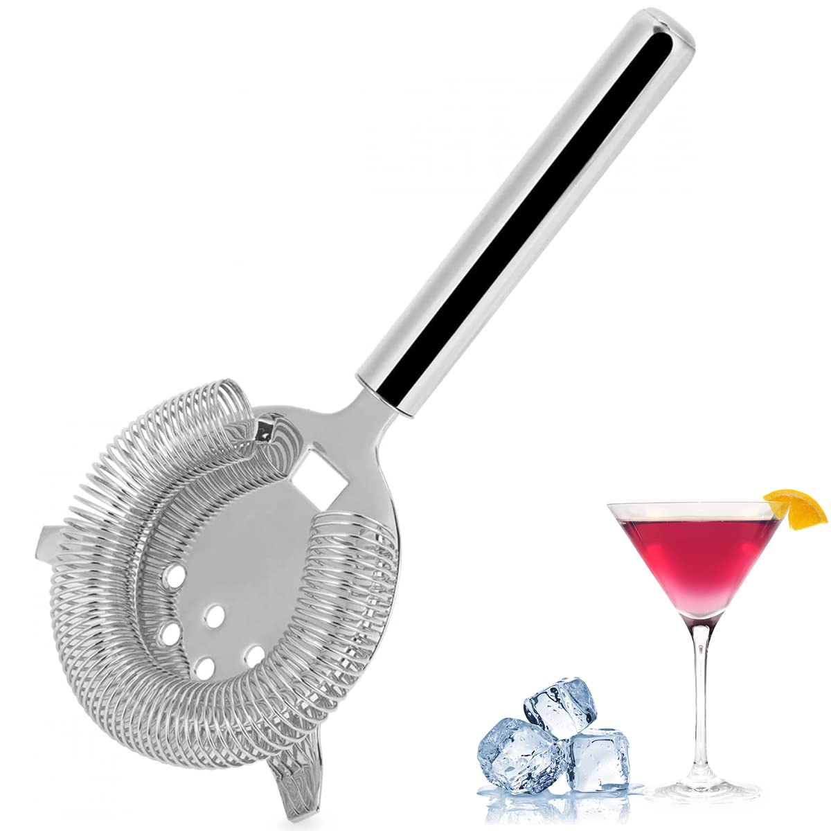 Shaker Per Cocktail In Vetro 385 Ml – Con Coperchio E Filtro In Acciaio Inox, Tenuta Stagna, Per Bar E Casa - 3