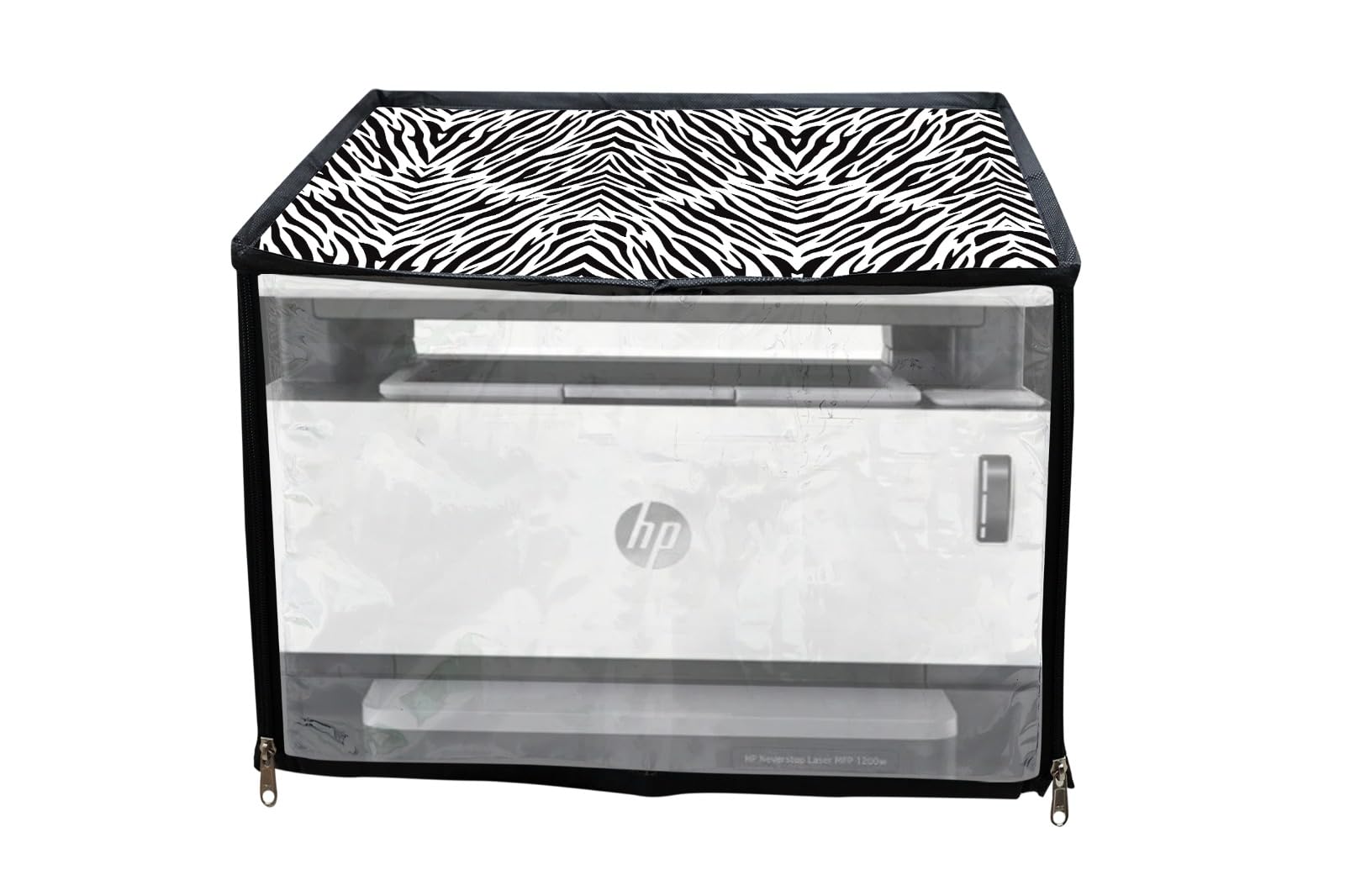 HomeStore-YEP Printer Cover for HP Neverstop Laser MFP 1200w Printer with Zipper for Dust Protection Zebra Print (B0C759FYZY) Amazon Price History, Amazon Price Tracker
