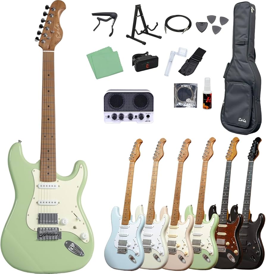 Amazon | Eris. Nestia エレキギター初心者セット SSH コイルタップ