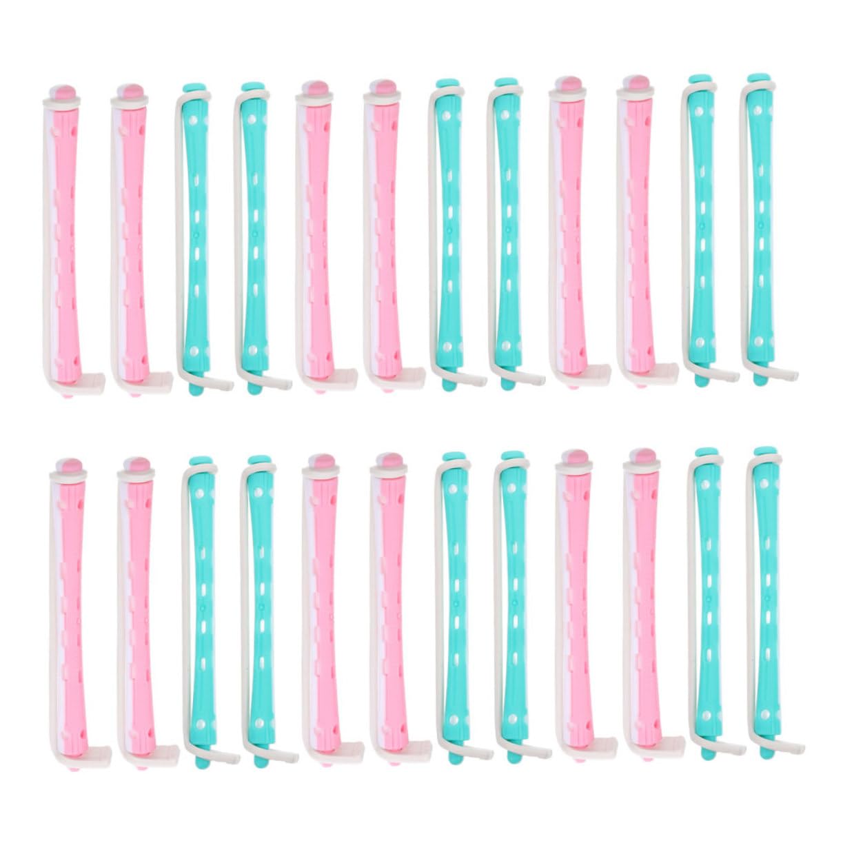 BESTYASH 24pcs Hair Perm Rod Durable Curling Rods for Down Perms Use Curlers for Long Hair Lightweight Design for Effortless Styling and Healthy Curls