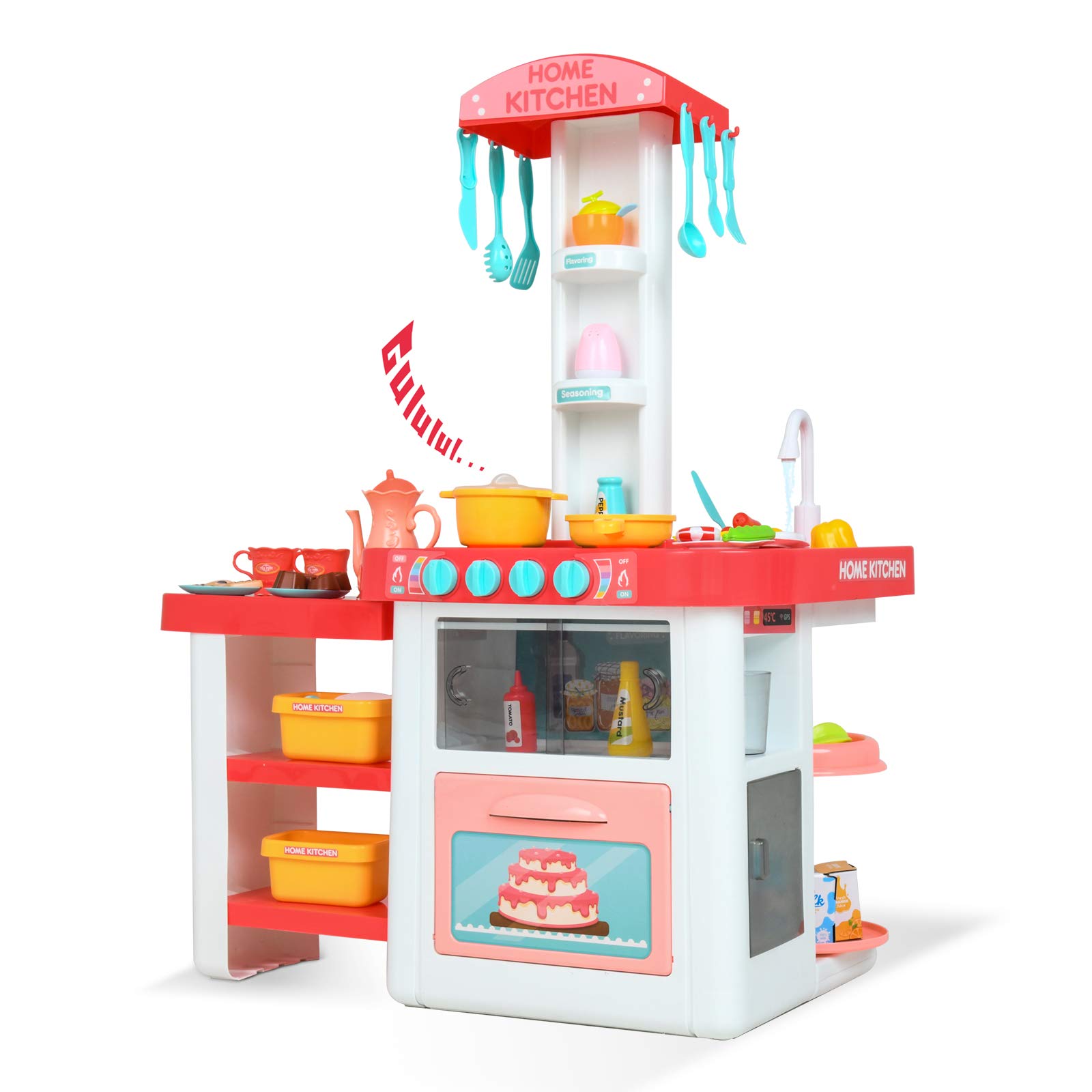 Buy Uenjoy Kids Mini Kitchen Playset Plastic Pretend Play Kitchen with