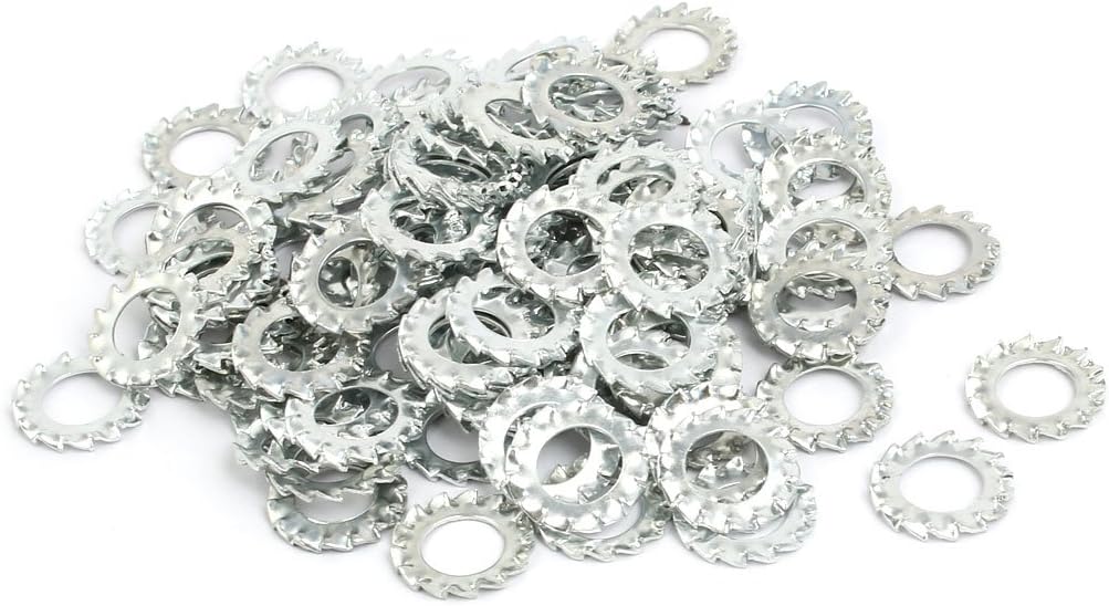 8mm Inner Quality Parts Dia Carbon Steel Zinc Plated External Serrated Lock Washer 120pcs Model:22as419qo638