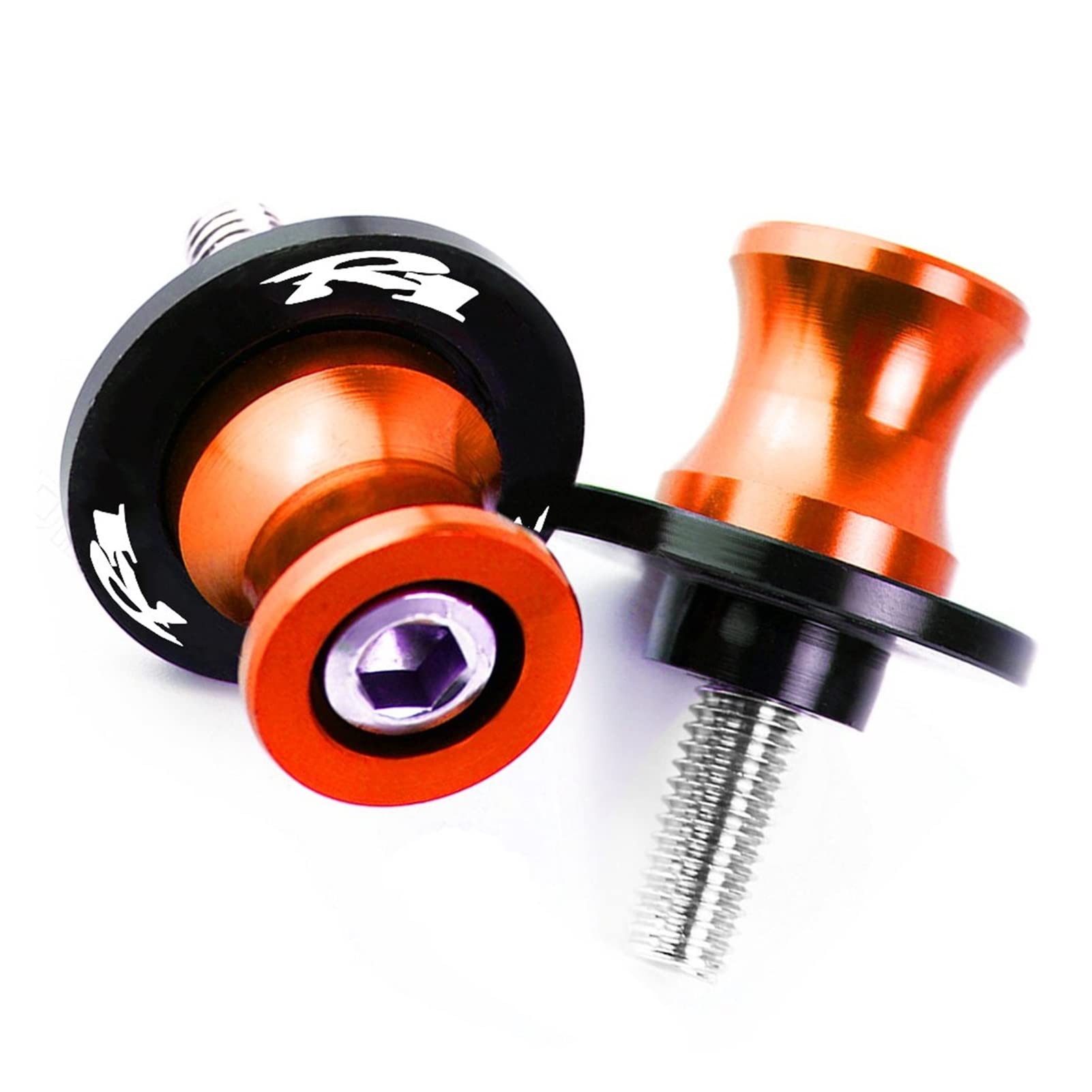 Bobines bras oscillant 6mm vis curseur support béquille moto pour YZF R1