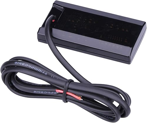 Miniatura 8 de Voltímetro digital de auto DC 12 V  AIMILAR con pantalla LED, medidor de voltaje para auto o motocicleta