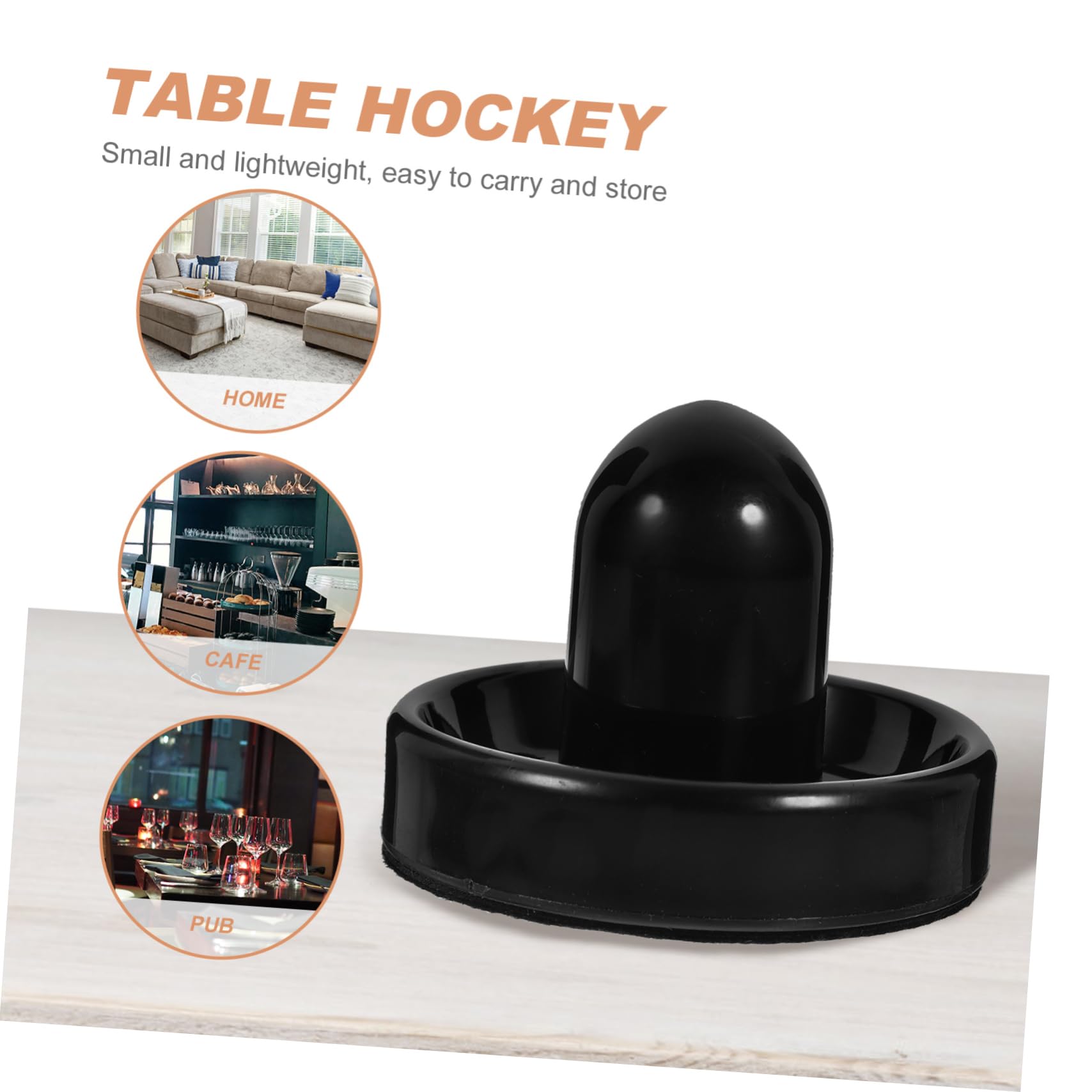ibasenice 1 De Rondelles De Glace en Plastique Rondelle De Hockey sur Glace Pièces De De Hockey Accessoires De De Pousseur De sur Table Accessoires De