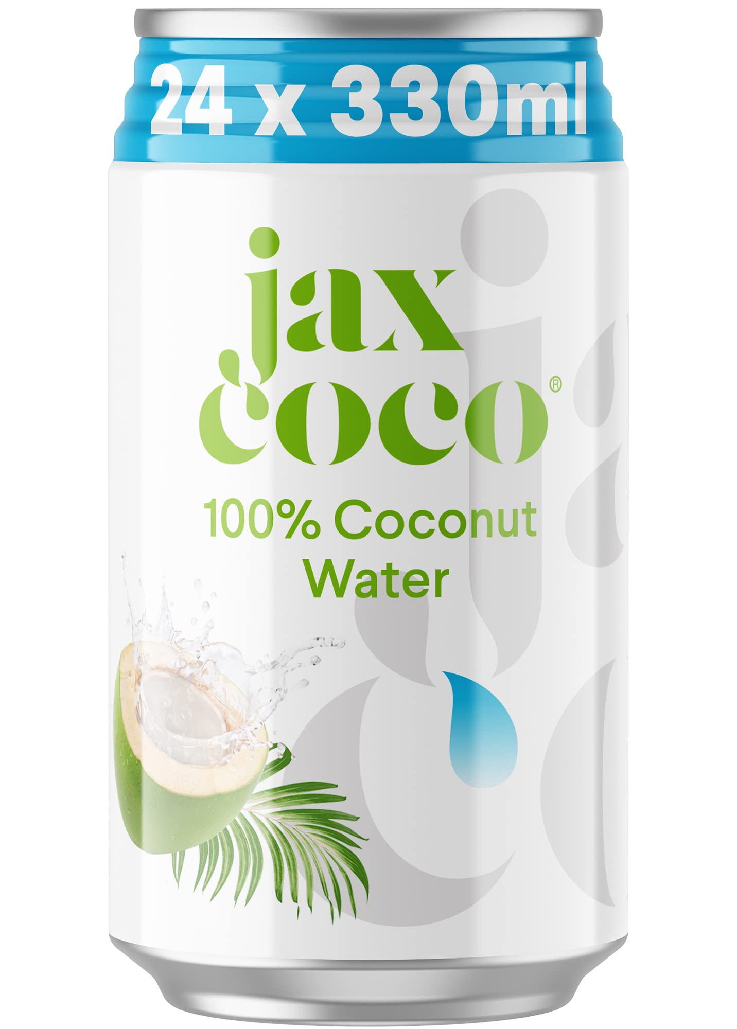 Buy Jax Coco100 Pure Coconut Water 24x 330ML No Added Sugar Low