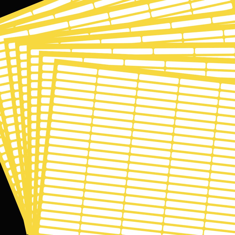 Etichette Adesive Bianche 8x20mm - 8640 Pezzi Per Scatole, Cartelle, Ufficio O Cucina - Foto 4