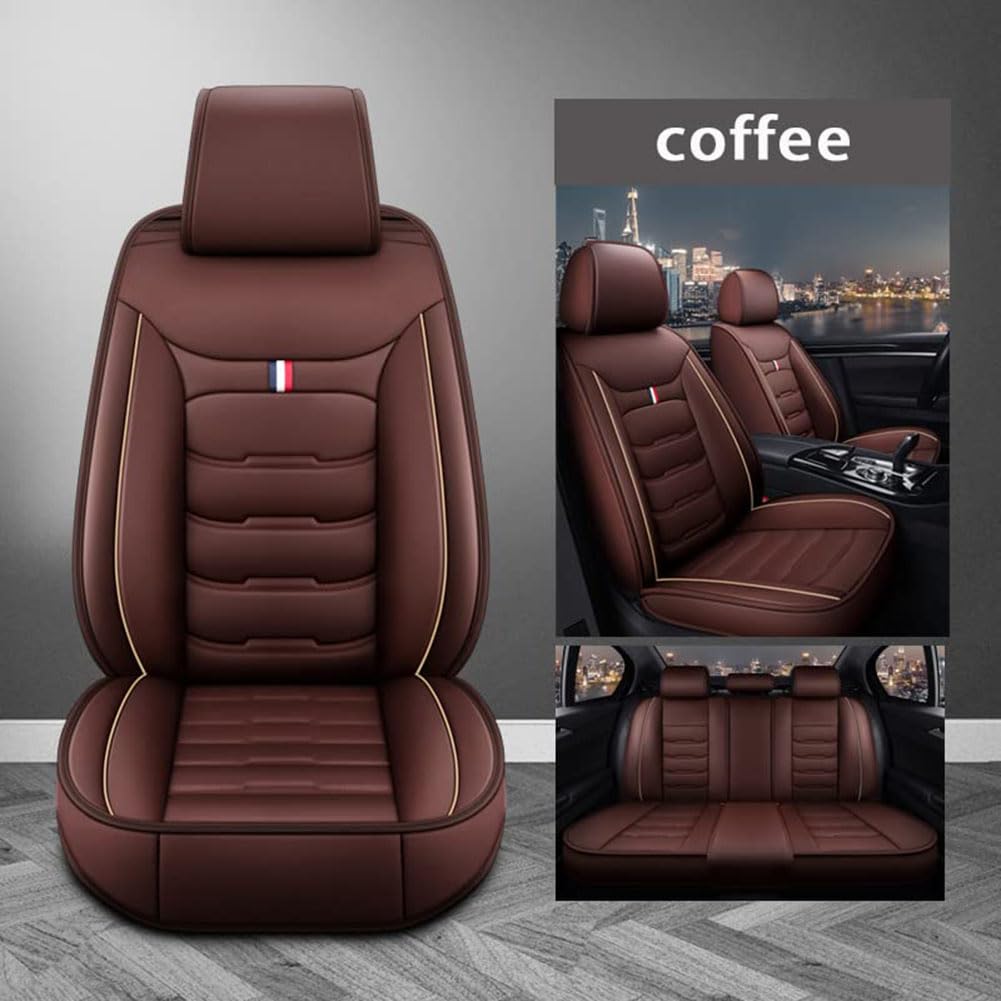 Cubiertas de Asiento para el automóvil Protector,Compatible para Hon-da Integra, Tapa del Asiento,E-Coffee