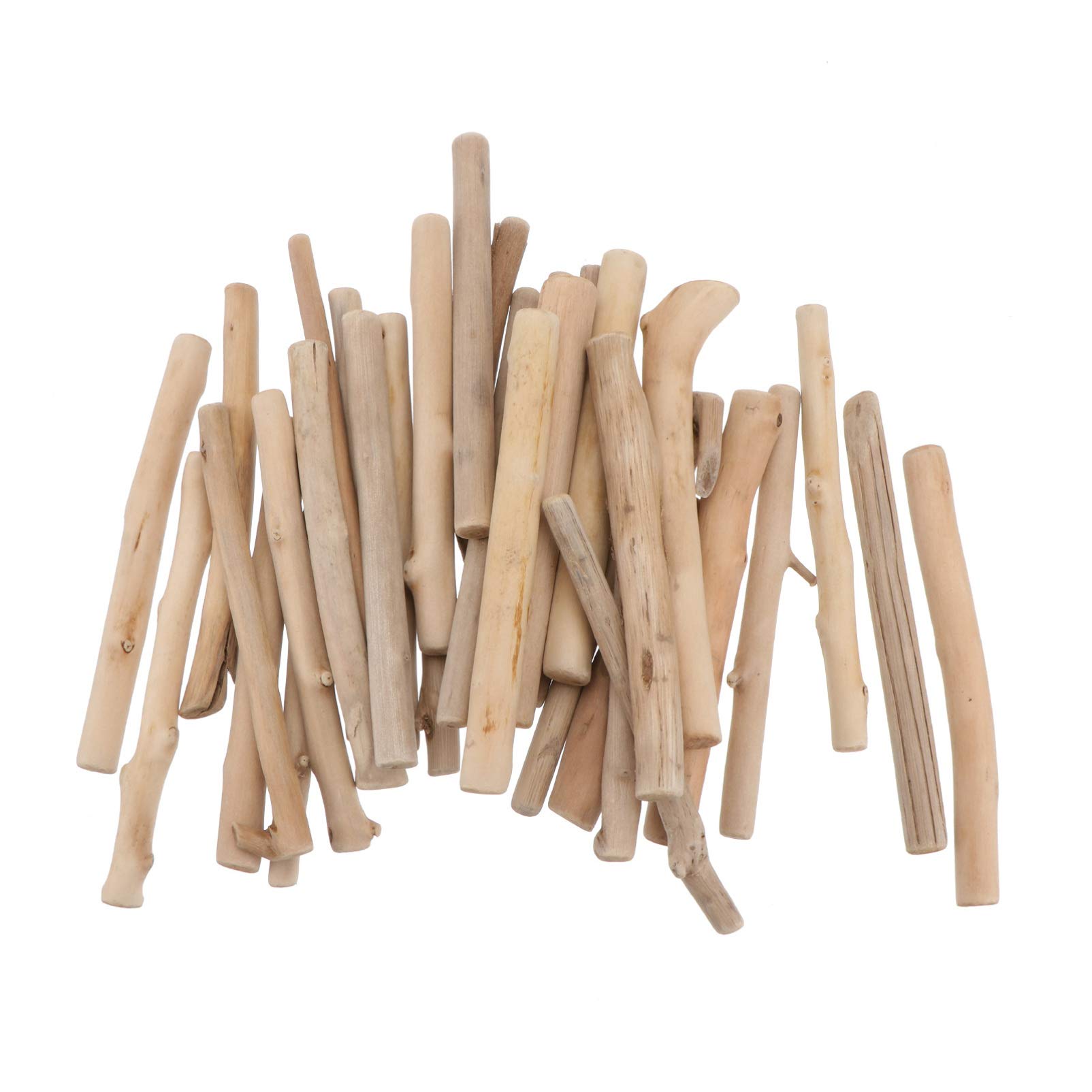 TEHAUX 1 Bolsa Palos de Madera para Bricolaje Artesanías Troncos de Plantas sin Terminar Casa de Campo Rústica Palos de Madera Varillas Palos de Adorno Hechos a Mano Materia Prima 12 5 X