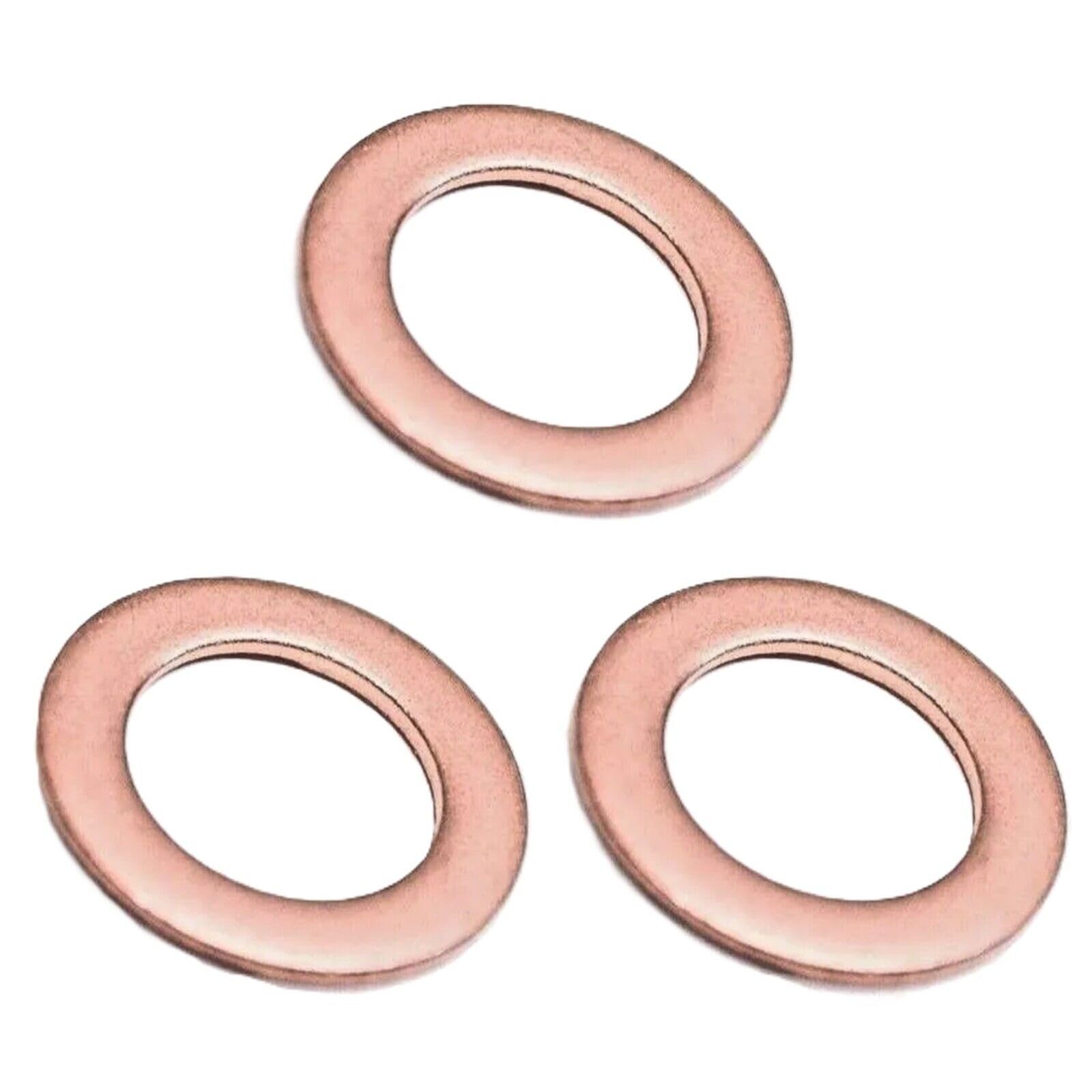 Replacement Parts for 3-Pack 19x12x1.3 Copper Washers for Crankcase Oil Drain Plug rpl Polaris 5812232 Model-88DVZ8-18
