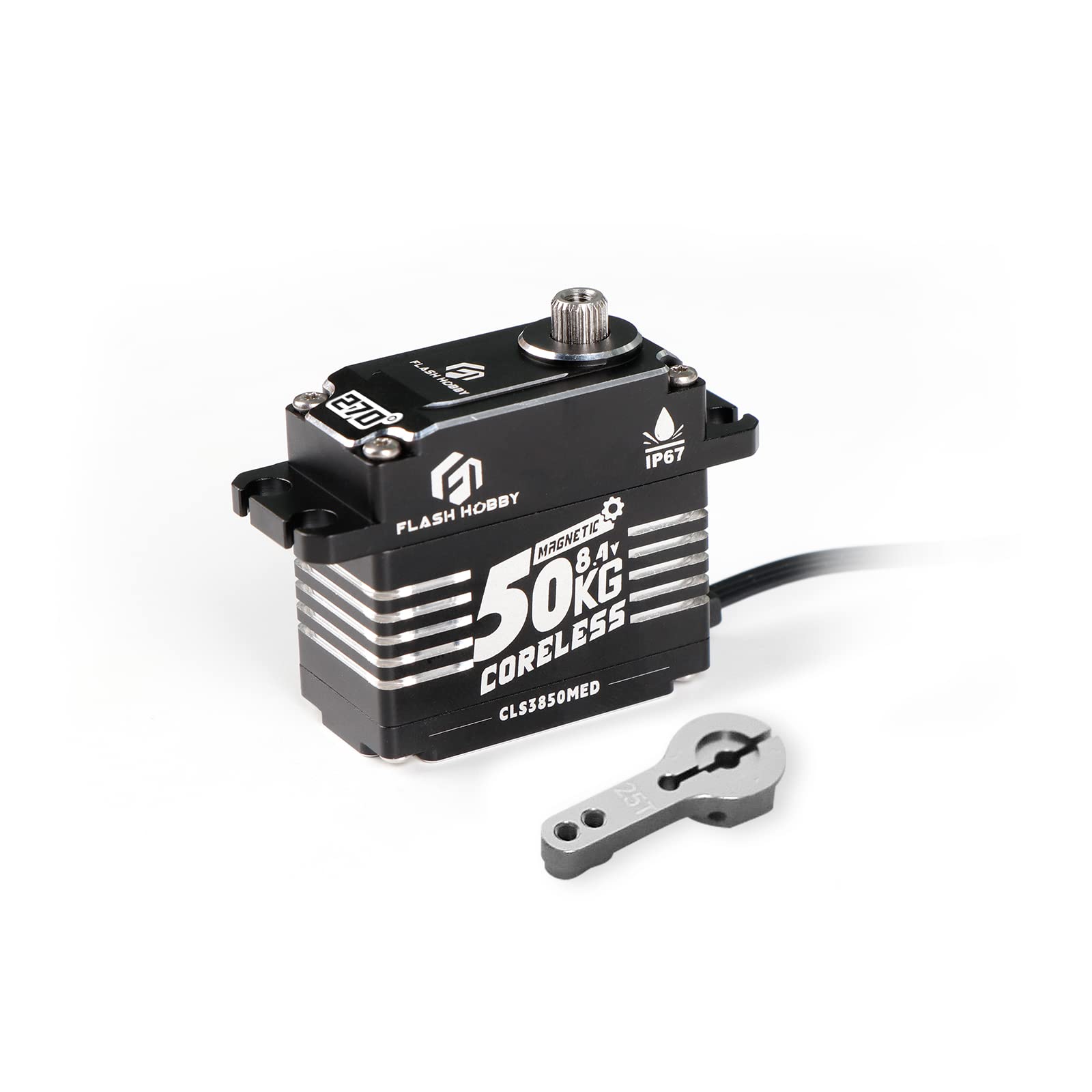 Amazon | 50KG コアレスサーボ 8.4V 高トルクサーボ フルメタル