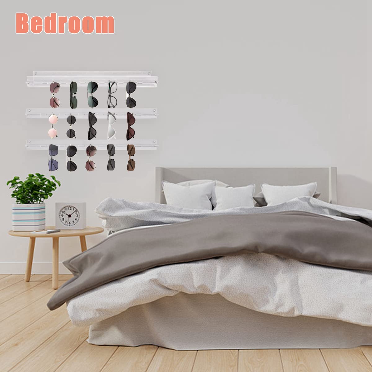 GOTOTOP Poche Murale Pour Lunettes De Soleil Poche Murale Lunettes De Soleil Organisateur De