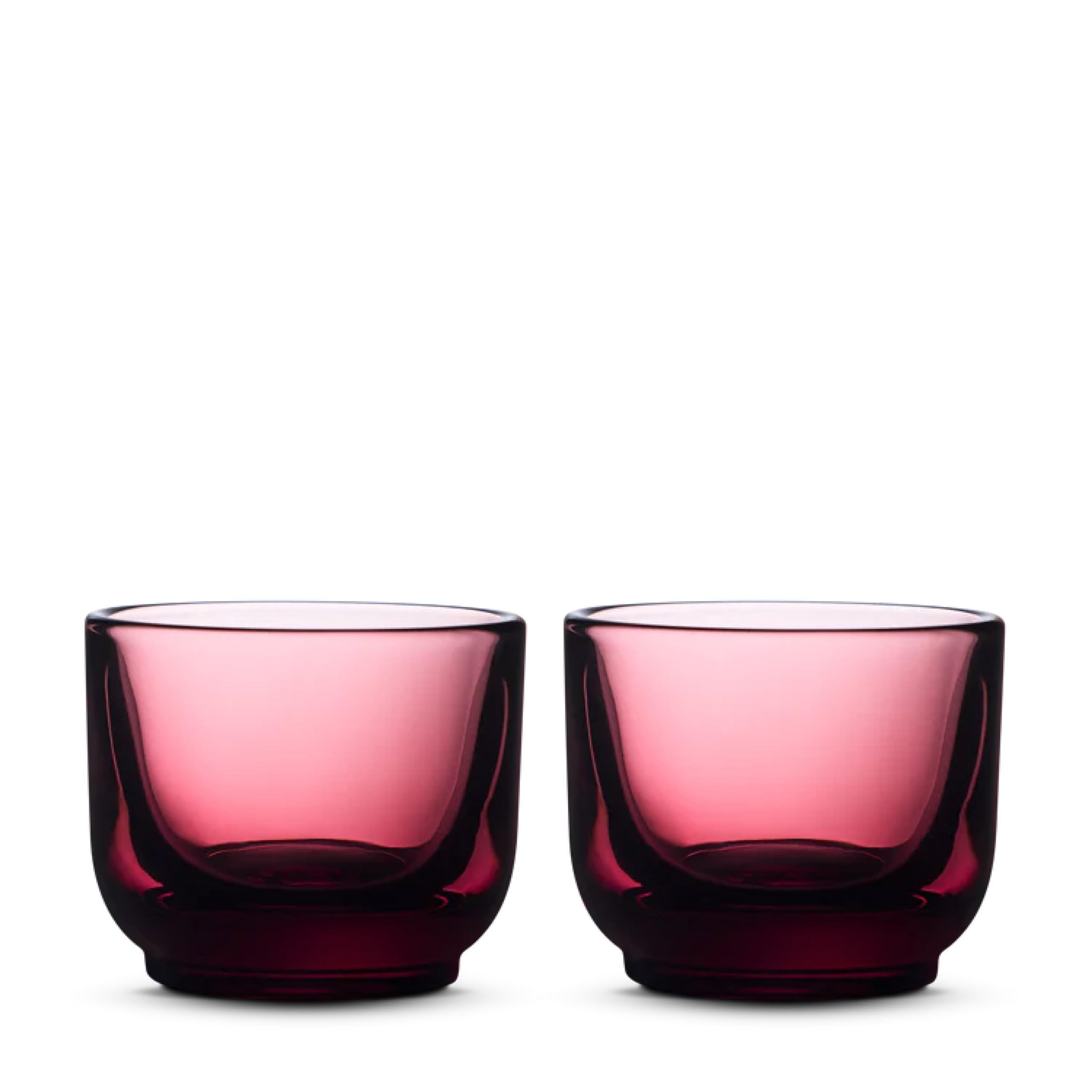 Fellow Pirch Espresso Shot Glasses 3.5 oz, Set of 2, Weighted Thick Glass