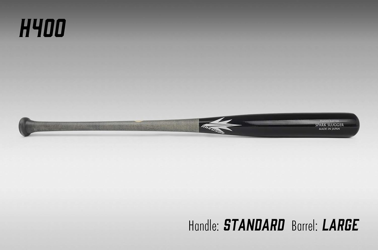 Spark H400 Wooden Baseball Bat Maple Wood Gamebat Practice Training Bat [Made in Japan]