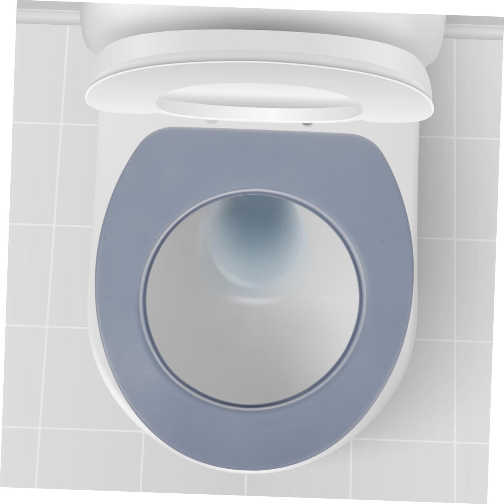 FRCOLOR Washable Padded Toilet Seat Cover Set for Bathroom Round Toilet Seat Pad Washable