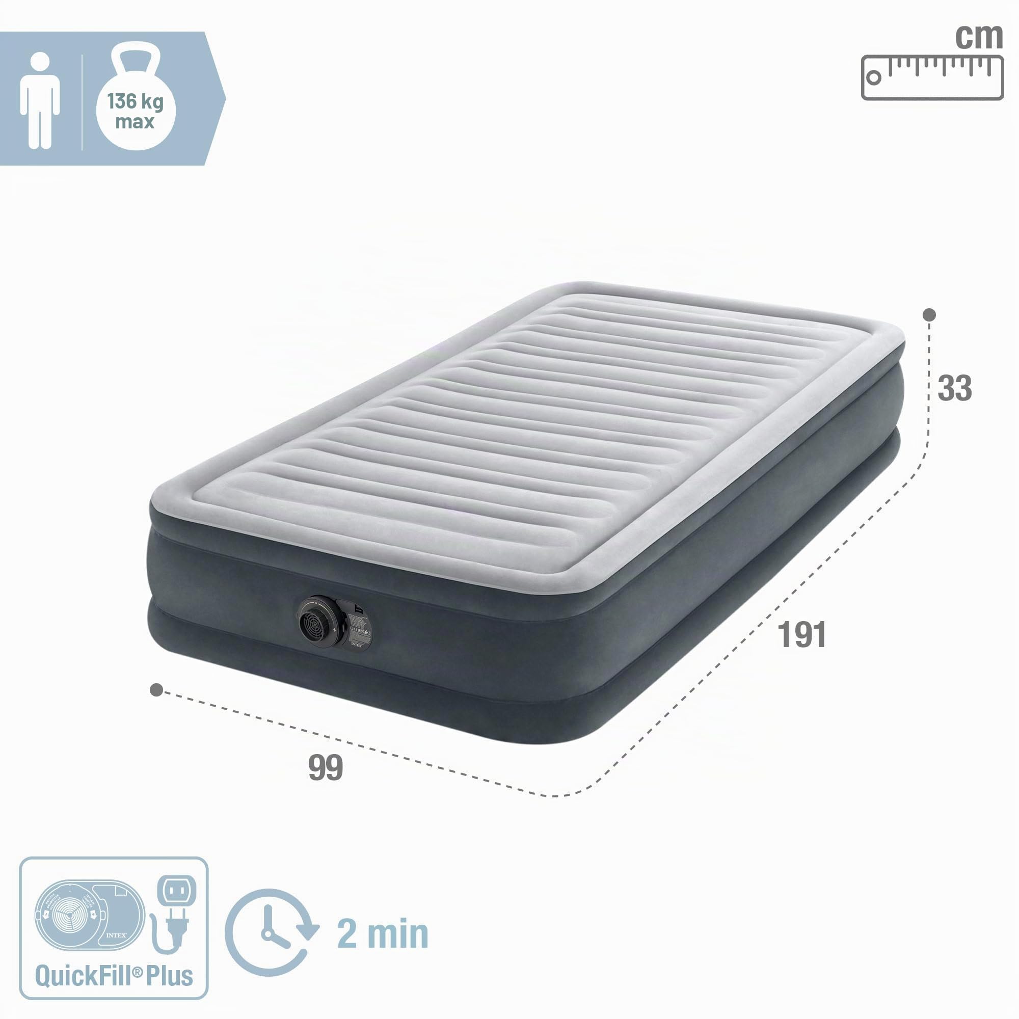 AK Sport Downy Queen Matelas Gonflable