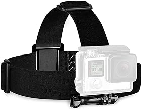 VVHOOY Action Camera Head Strap Mount for Gopro Hero 5/4/AKASO/APEMAN/DBPOWER/EKEN and more 1080P 4K Sports Camera