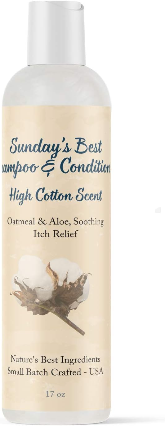 Southern Dog 2-in-1 Shampoo and Conditioner, Hypoallergenic Formula of Oatmeal and Aloe for Soothing Sensitive Skin and Anti-Itch…
