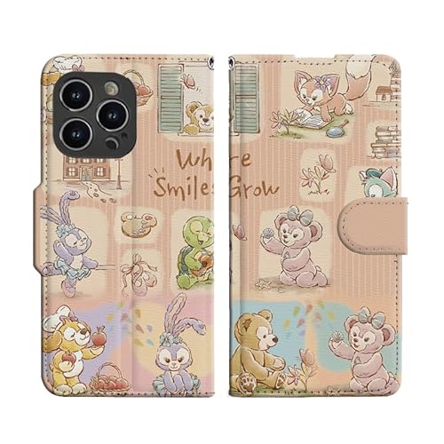 ダッフィー スマホケース iphone se2/se3/7/8手帳型 携帯カバー 全機種対応 リーナベル-ステラルー-シェリーメイ iPhoneスマホカバー se第2世代/se第3世代用 ディズニーベアダッフィー 手帳 型 おしゃれ すまほけーす 耐衝撃