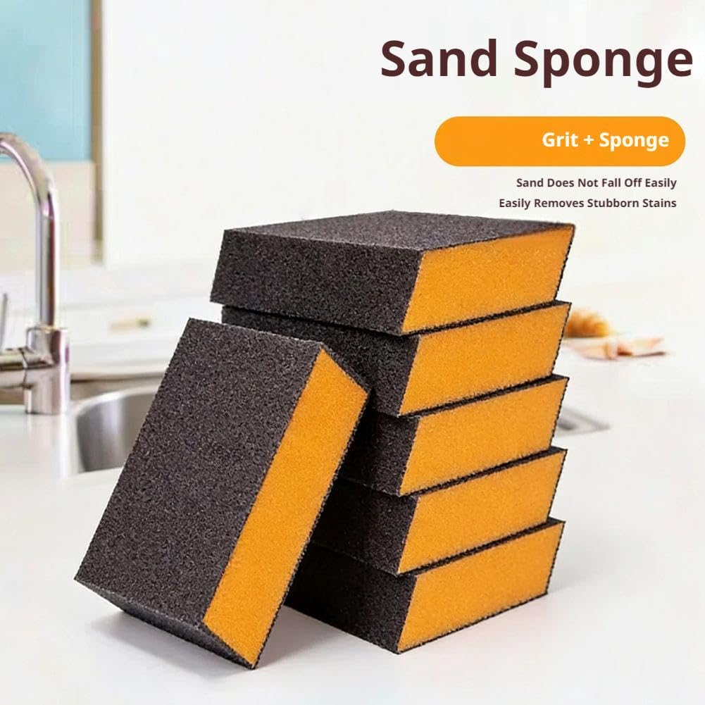 Magischer Reinigungsschwamm, Mehrzweck-Schwämme, kratzfeste Schrubber Pads für Küche, Töpfe, Pfannen, Spülen und Grills, 9 Stück Reinigungsschaum