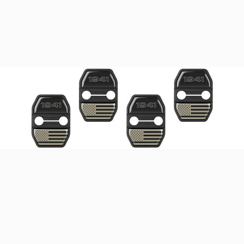 Capa protetora para fechadura de porta em PP, preta, compatível com Jeep Wrangler JK JKU e Grand Cherokee 2007–2017, 4 unidades