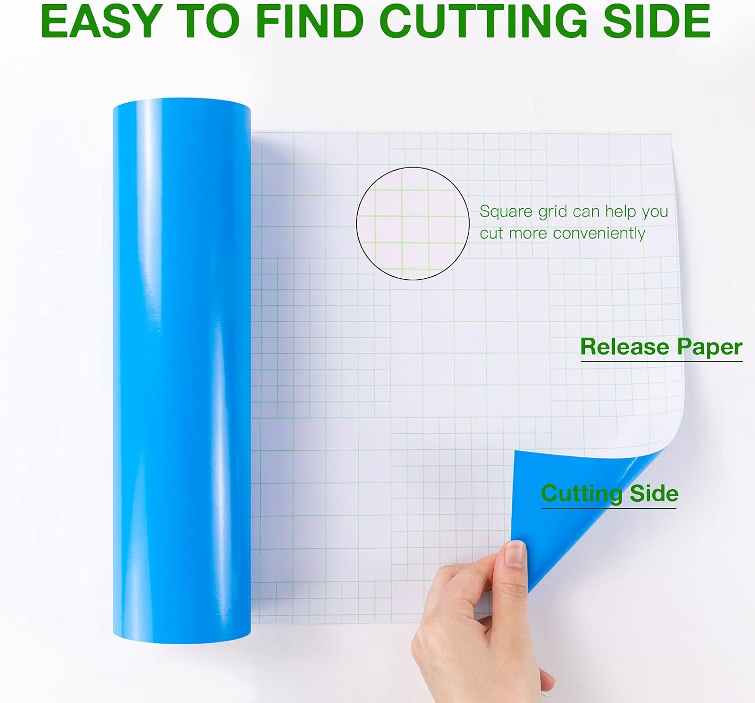 Buy YRYM HT Royal Blue Permanent Vinyl Roll 12inch x 50 FT Blue Vinyl