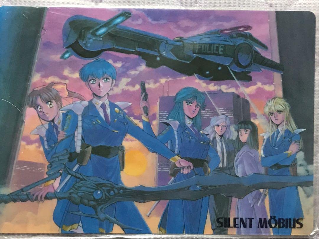 サイレントメビウス 下敷き 入手困難）麻宮騎亜 複製サイン入り下敷き