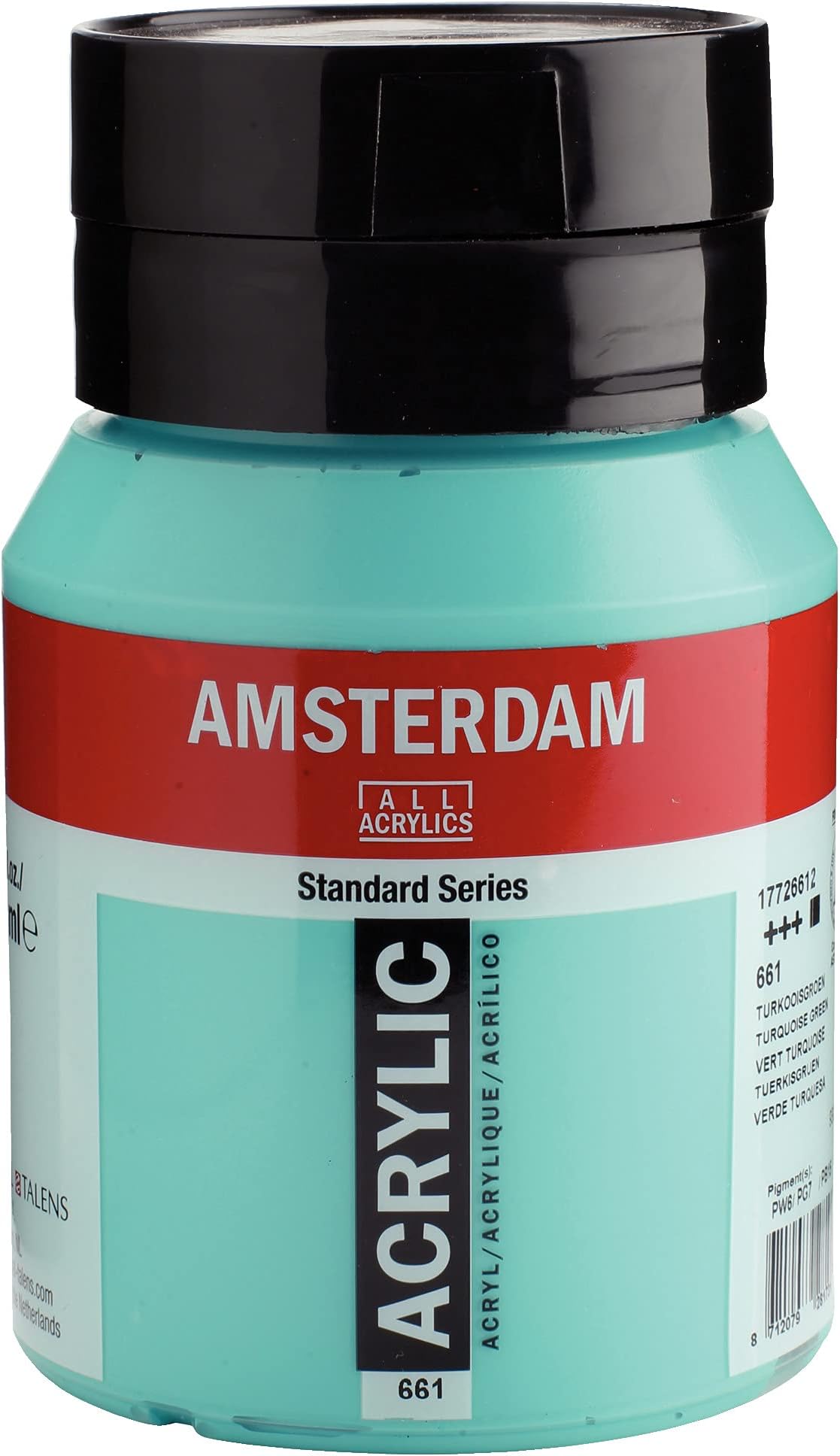 Standard Series Acrylic Jar 500 ml Turquoise Green 661 (17726612)