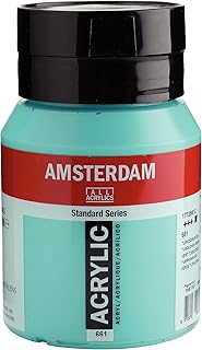 Amsterdam Standard Series Acrylic Jar 500ml Turquoise Green 661 (17726612)