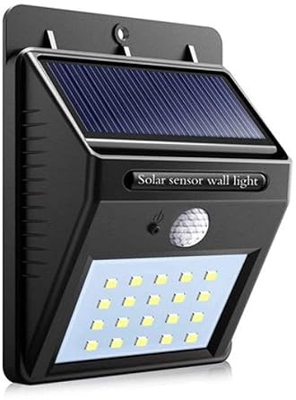 Maizic Smarthome 20 LEDs Solar Light for Outdoor Garden, Terrace Light, Solar Lights for Home with Motion Sensor Solar Powered Wireless Waterproof Night Spotlight