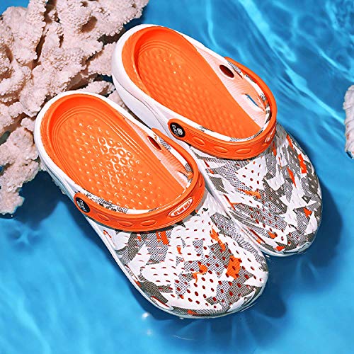 Image of CERYTHRINA Mens Womens Garden Clogs Summer Sandals Lightweight Non Slip Walking Sport Shoes Unisex Adults Clog for Pool Beach Yard Kitchen Shower